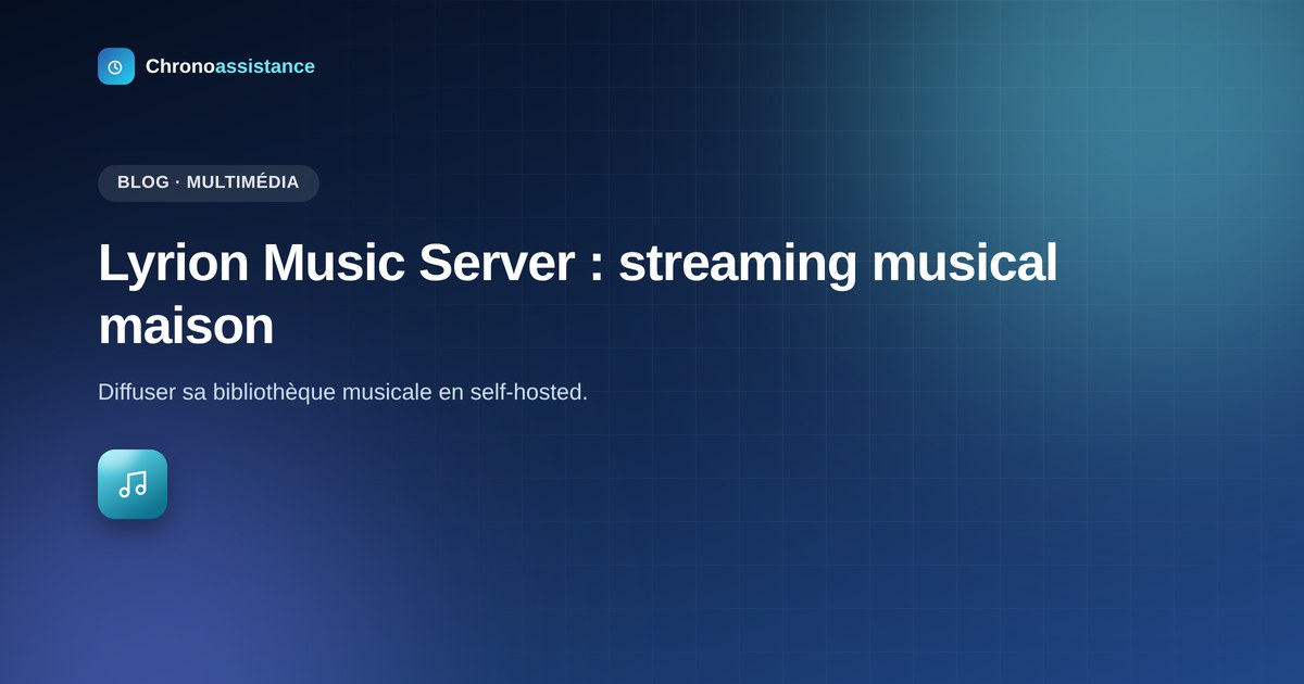 Lyrion Music Server, streaming musical self-hosted