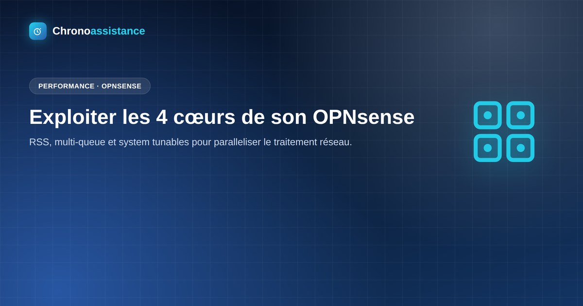 Exploiter les 4 cœurs de son OPNsense avec RSS et les system tunables