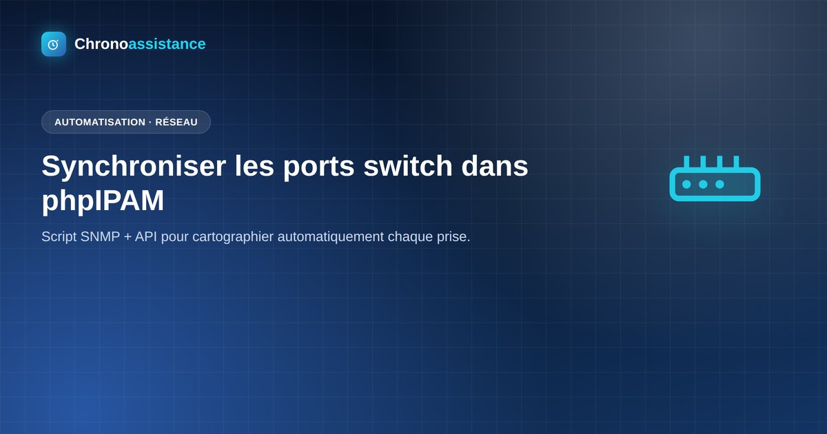 Synchroniser les ports switch dans phpIPAM