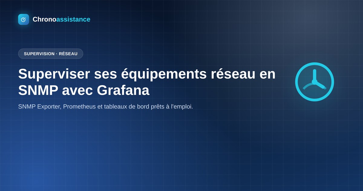 Superviser ses équipements réseau en SNMP avec Grafana